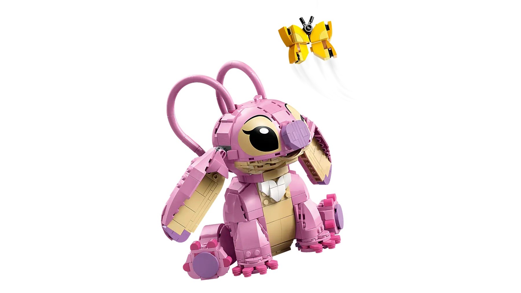 Lodër ndërtuese LEGO Disney Angel, figurë koleksionare, për fëmijë, rozë