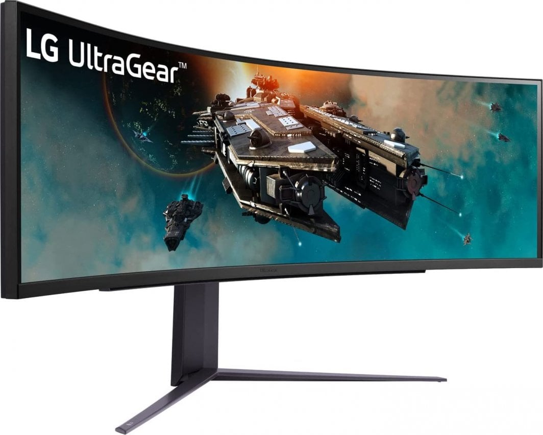 Monitor LG UltraGear 49GR85DC-B, 49", QHD, i zi