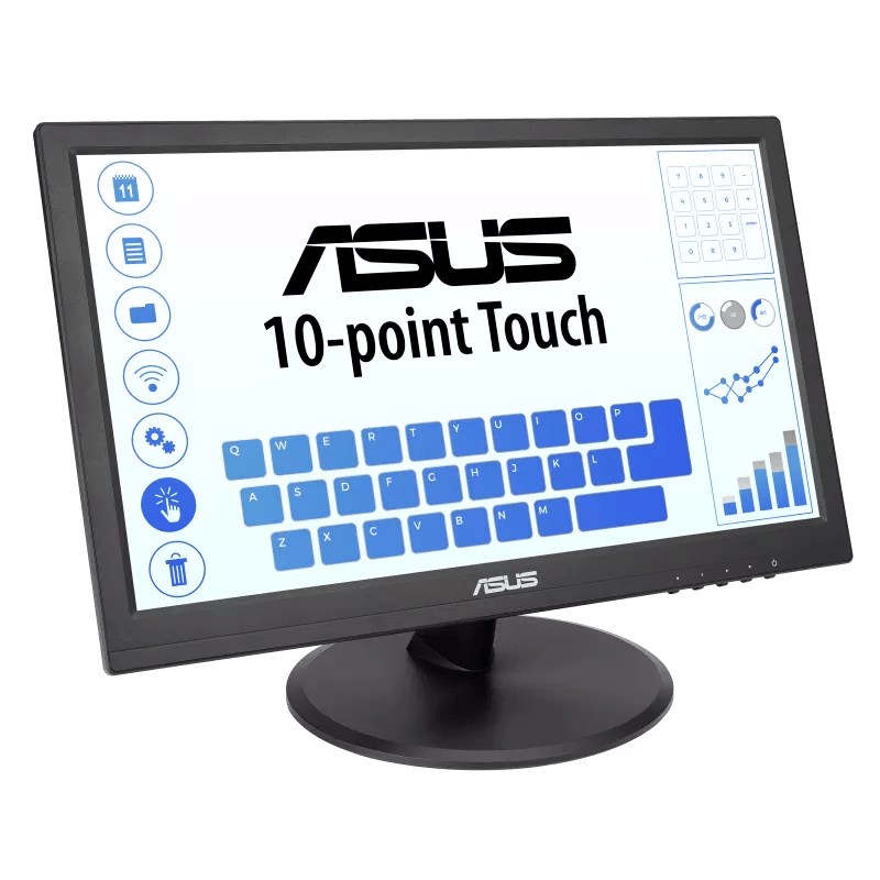 Monitor ASUS VT168HR, 15.6", WXGA prekës, e zezë
