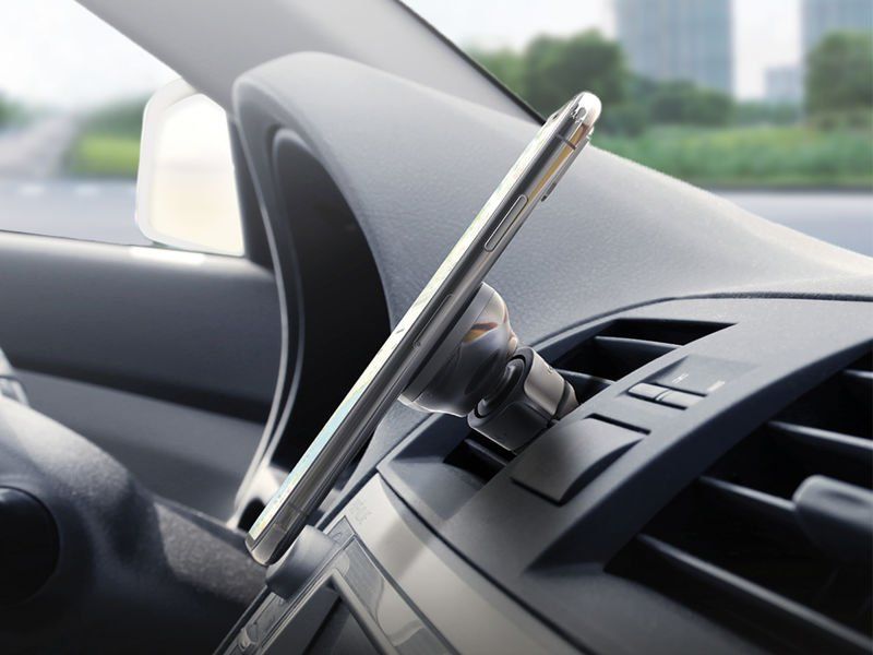 Mbajtës magnetik për veturë iOttie iTap Magnetic 2, montim në grilë ajrimi, universal, i zi