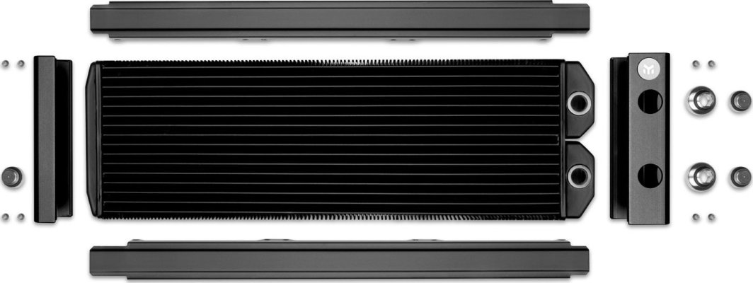 Radiator uji EK Water Blocks EK-Quantum Surface S360, 360mm, për 3 ventilatorë 120mm, i zi
