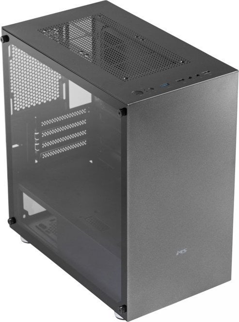 Kasë MS Fighter S300, e zezë, Mini Tower