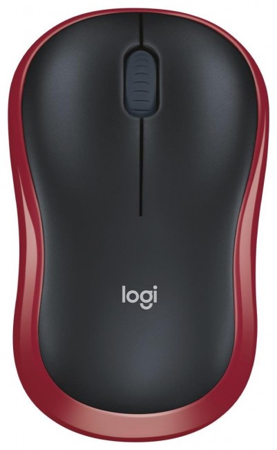 Глувче Logitech M185, црвено