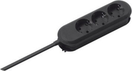 Zgjatues elektrik Bachmann SMARTLINE, 3 priza, kabllo 1.5 m, i zi