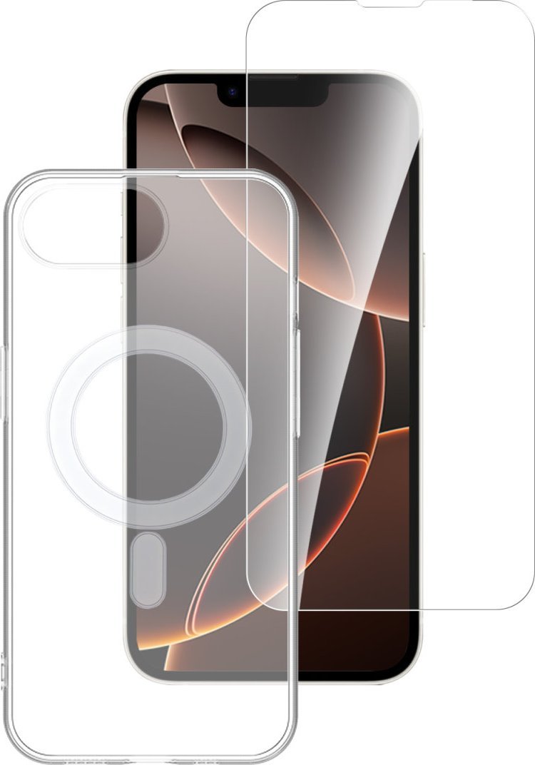 Mbështjellës telefoni 4smarts, për iPhone SE 4th Gen, 360° Premium Protection, kompatibil me MagSafe, transparent