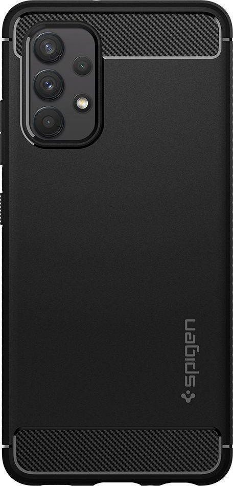 Mbrojtëse Spigen Rugged Armor për Galaxy A52, e zezë