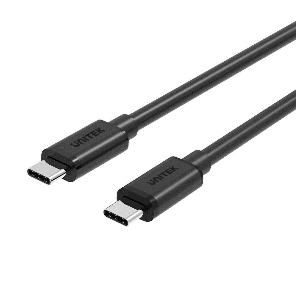Kabllo Unitek, USB C / USB C, 1 m, e zezë