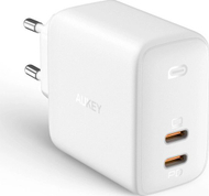 Полнач Aukey PA-B4, 2x USB-C, 65W, бел