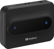 Adapter Bluetooth Sandberg BT Link, për 2 palë kufje, MiniJack, i zi
