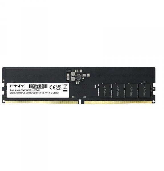 Memorie RAM PNY DDR5, 8GB, 4800MT/s, e zezë