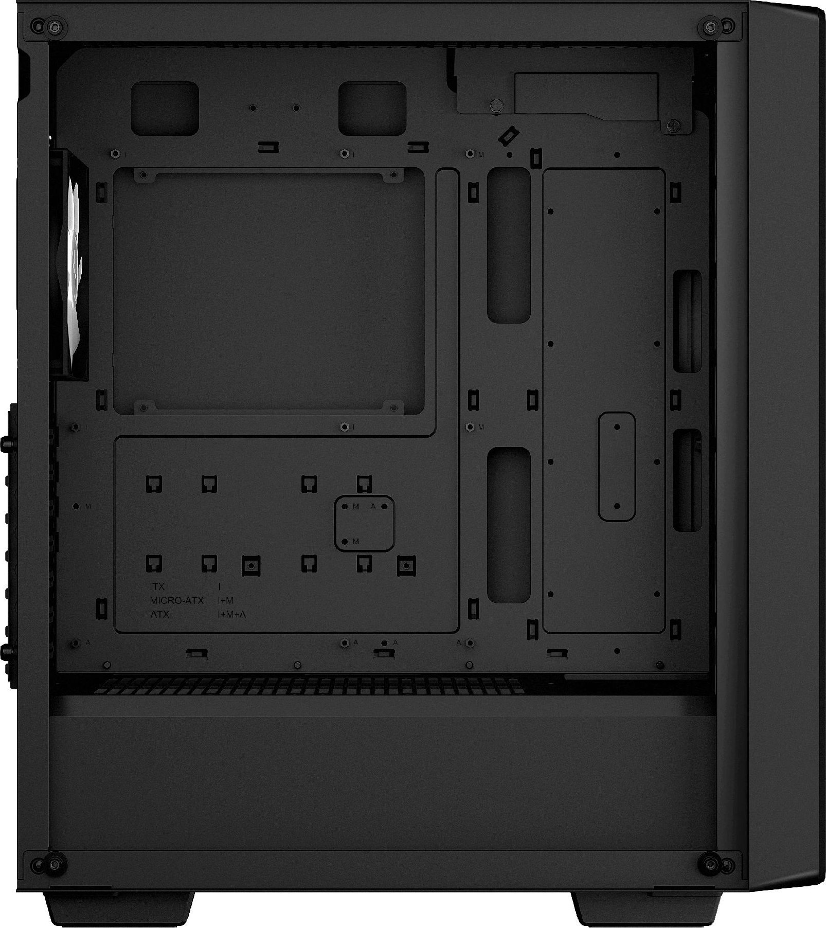 Kutia kompjuterike DeepCool Tower, ATX, e zezë