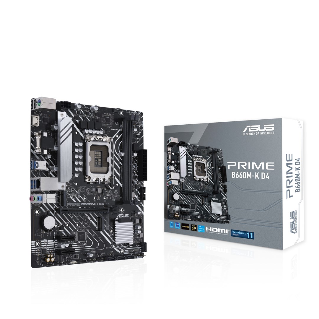 Pllakë amë ASUS PRIME B660M-K D4 - Intel B660