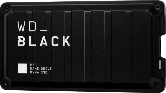 Disk i jashtëm SSD WD Black P50 Game Drive, 4TB, USB, i zi