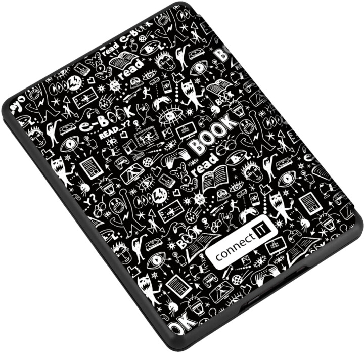 [OUTLET] Mbrojtëse CONNECT IT Doodle për Amazon New Kindle 2019/2020 (Gjen. e 10-të), e zezë