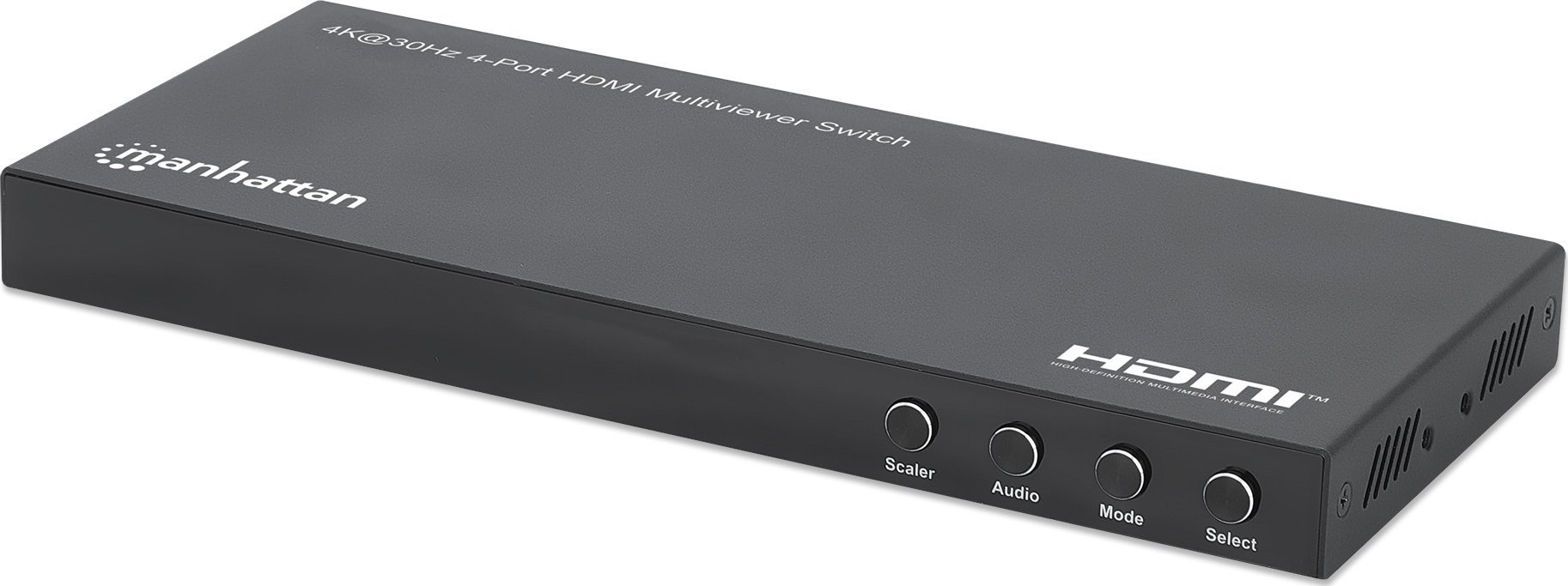 NDËRRUES HDMI MANHATTAN 4K MULTIVIEWER, 4 ПОРТИ, 4K 30HZ, ЦРН