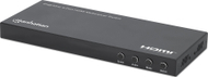 Ndërrues HDMI Manhattan 4K Multiviewer, 4 porta, 4K 30Hz, i zi