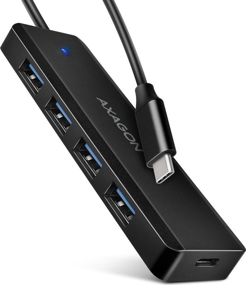 USB HUB AXAGON HUE-C1C, 4 porta, USB 3.0 5Gb/s, USB-C, i zi