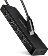 USB HUB AXAGON HUE-C1C, 4 porta, USB 3.0 5Gb/s, USB-C, i zi