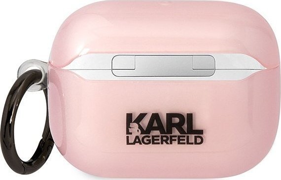 Mbrojtëse Karl Lagerfeld KLAPHNCHTCP për AirPods Pro, koleksioni Choupette, rozë