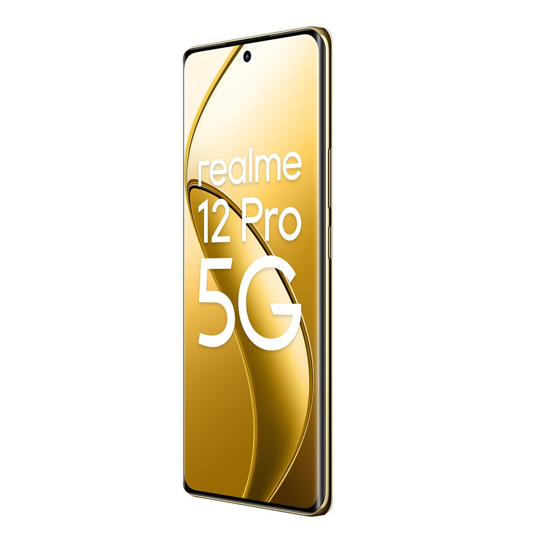 Celular Realme 12 Pro 5G, 6.7", 12GB RAM, 256GB, Snapdragon 6 Gen 1, bezhë