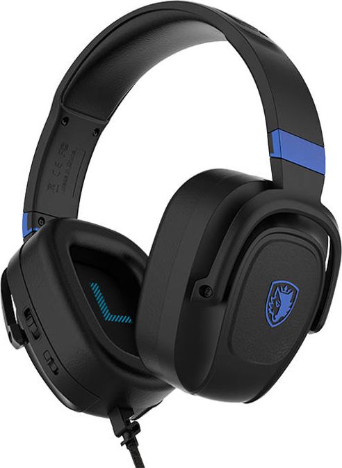 Kufje gaming Spower, stereo, mikrofon fleksibil, të zeza