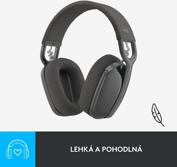 Kufje Logitech Zone Vibe 100, gri