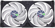 Ventilator ftohës Titan TTC-SC22 C V2+, dual fan 140mm, IP55, për kamper