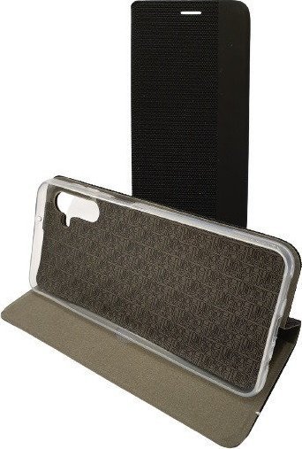 Kaburë telefoni Luna Book Carbon për Xiaomi Redmi Note 13 Pro 5G, mbrojtëse me kapak, blu