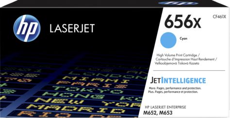 Toneri HP 656X CF461X, cian, original