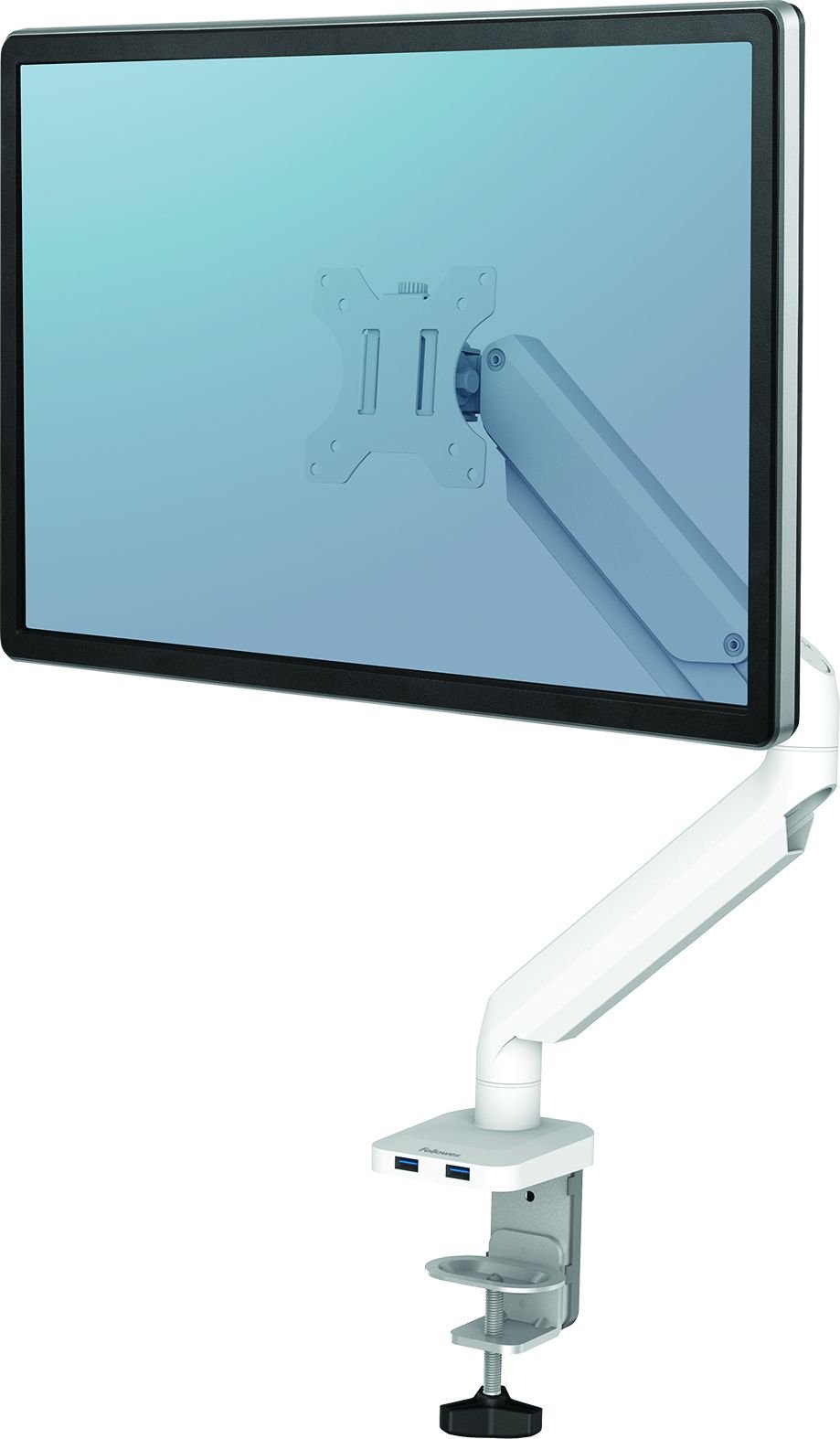 Krah monitori Fellowes Platinum Series 8056201, deri 30", me gaz, i bardhë