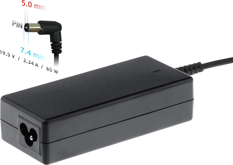 Karikues laptopi Akyga (AK-ND-05), 65W, 5mm, 3.3A, 19.5V