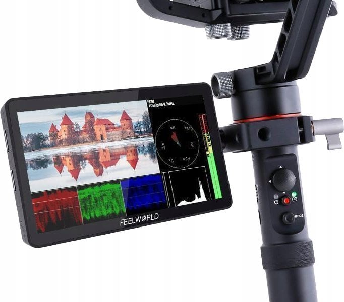 Monitor video Feelworld F6 PLUS V2, 6", IPS Full HD, HDMI 4K, i zi