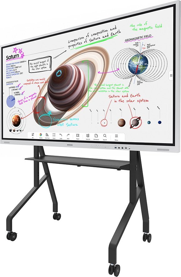 Stendë dyshemeje për TV Neomounts FL50-525BL1, 55"-86", e zezë