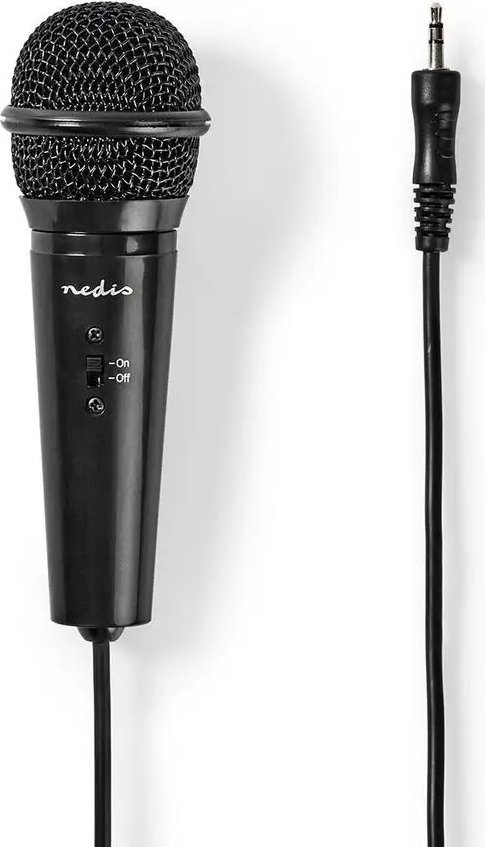 Mikrofon Nedis, me tela, 3.5mm, me tripod