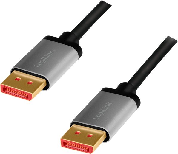 Kabllo DisplayPort LogiLink CDA0105, 2m, 8K, gri