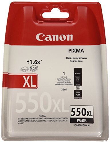Kaseta boje Canon PGI-550PGBKXL, set 5 copë, origjinale