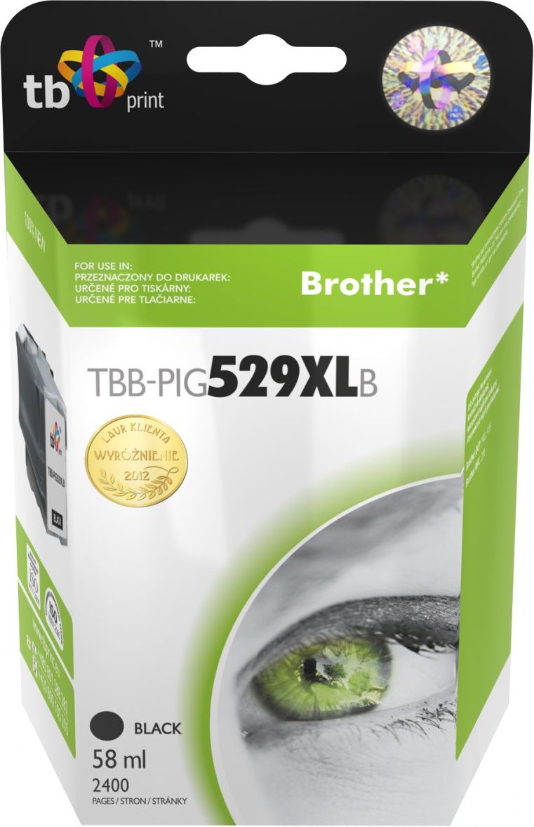 Боја за печатачите TB за Brother LC529/539, црна