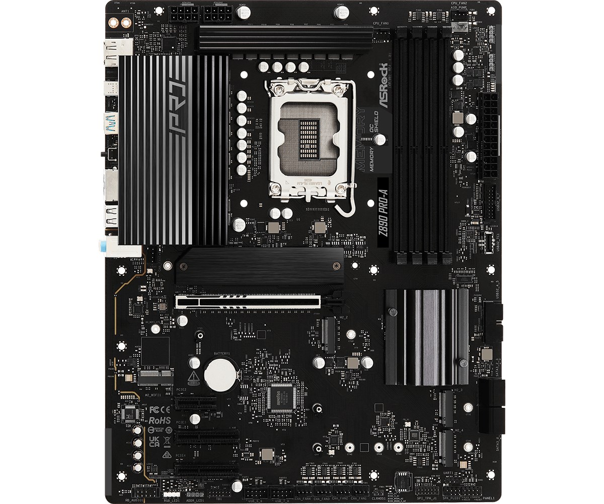 Pllakë amë ASRock Z890 Pro-A Intel Z890 LGA 1851 (Socket V1) ATX 2