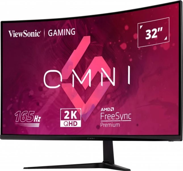 Монитор ВјуСоник VX3218C-2K, 32", 2K, 165Hz, црн