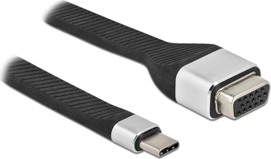 Видео адаптер Techly ICOC-USBC-VGA, USB Type C во VGA, 0.12 m, бел