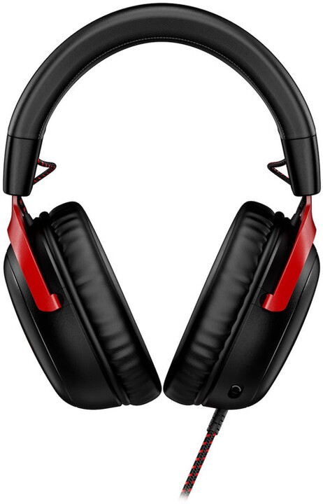 Kufje HyperX Cloud III - të zeza/ kuqe