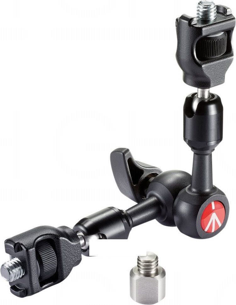 Krah mikro Manfrotto 244MICRO AR, 15cm, ngarkesë 3kg, i zi
