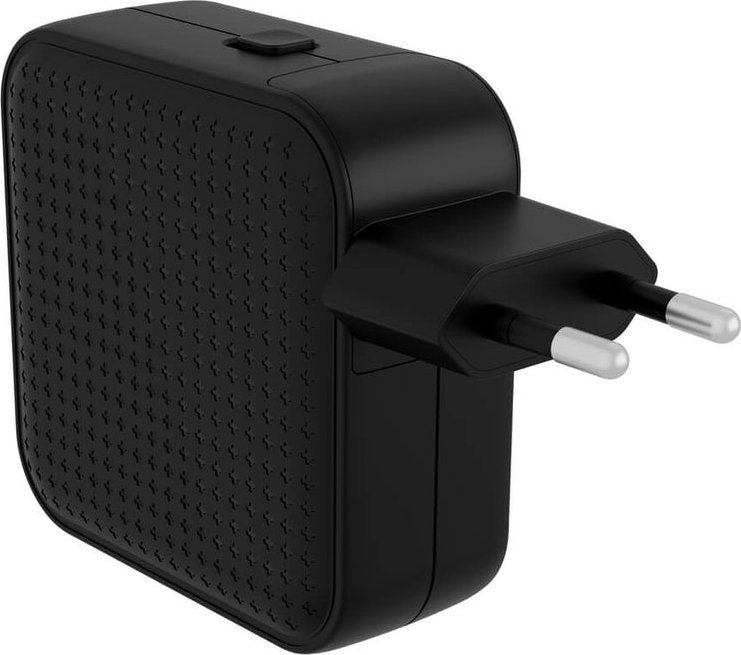 Karikues udhëtimi HYPER HyperJuice 70W, USB C GaN, 3 porta, i zi