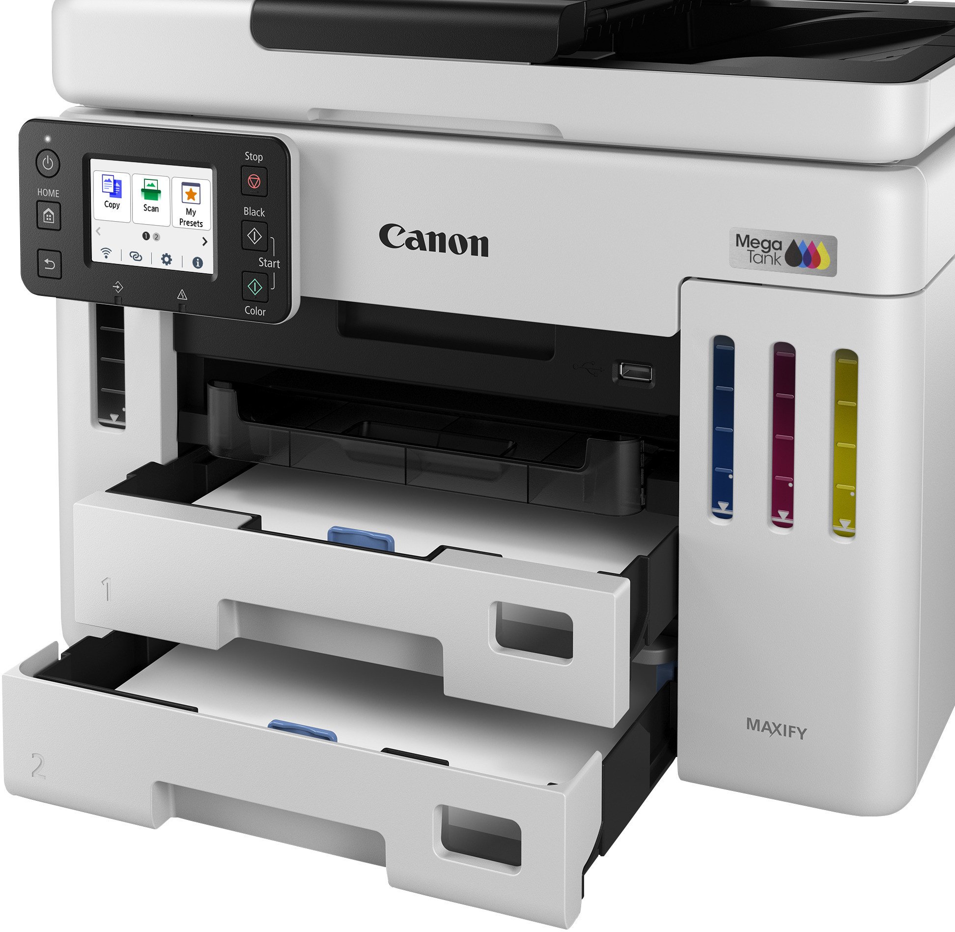 Printer inkjet Canon Maxify GX 7150, A4, 600 x 1200 dpi, Wi-Fi