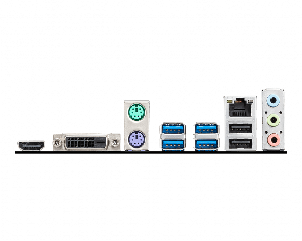 Pllakë amë MSI A520M A PRO, sokëll AM4, mATX, e zezë