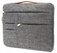 Çantë laptopi UMAX 15, për 15", me xhepa, gri