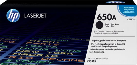 Toner HP 650A CE270A, origjinal, i zi