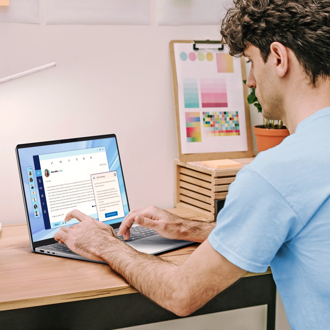 Laptop DELL 16 Plus, 16", Intel Core Ultra 7, Touchscreen, 16 GB LPDDR5x-SDRAM, 512 GB SSD, i kaltër