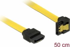 Kabllo DeLock SATA - SATA 82811, 0.5m, e verdhë