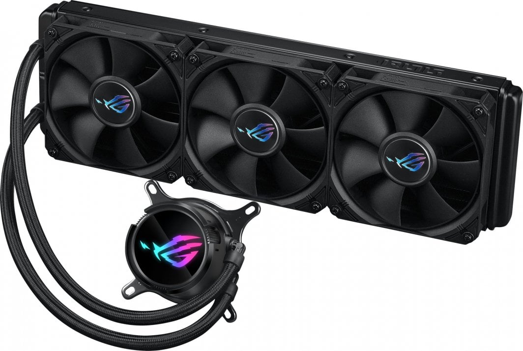 Ftohës me ujë Asus ROG Strix LC III 360 (90RC00T0-M0UAY0), 2200rpm, 36dBa, 70CFM, 360mm, i zi